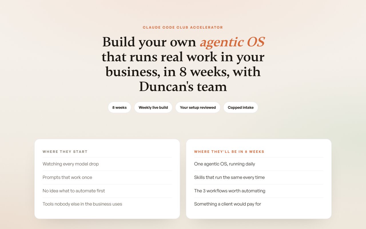 Claude Code Club Accelerator preview